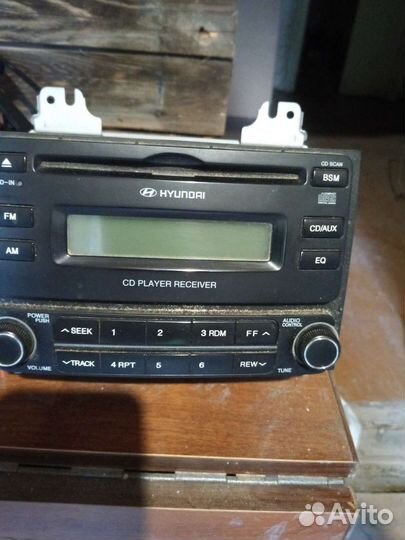 Штатная магнитола на hyundai Элантра Hd