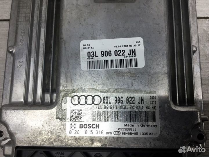 Эбу двс Audi A4 универсал caga 2008