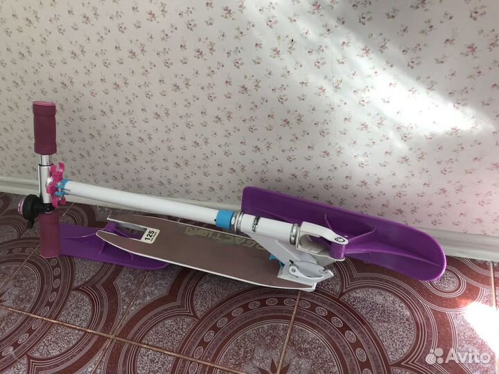 Самокат детский Reaction, 125 мм + Лыжи к нему