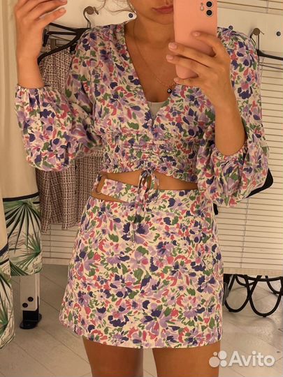 Костюм Pull&bear юбка и топ