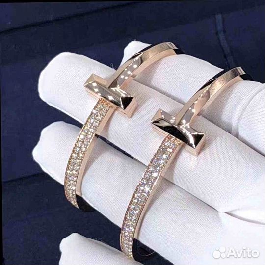 Tiffany T бриллиантовый браслет 2,18 ct