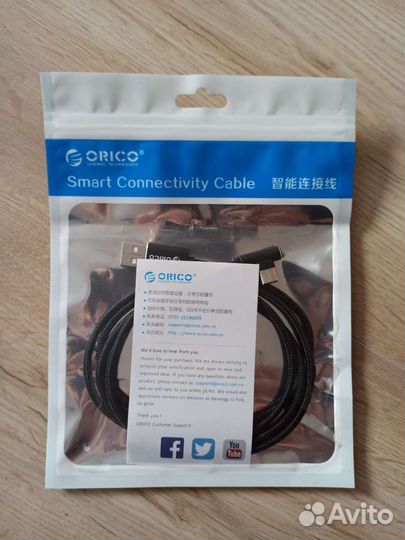 Кабеля USB-microUSB, USB- type C, USB-Lightning