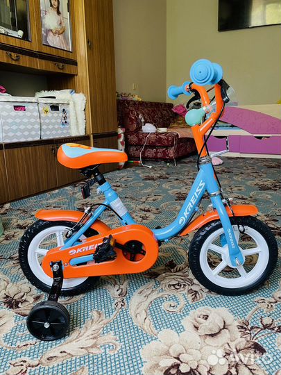 Велосипед детский двухколесный от 3 до 7 лет