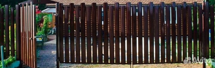 Горизонтальный штакетник