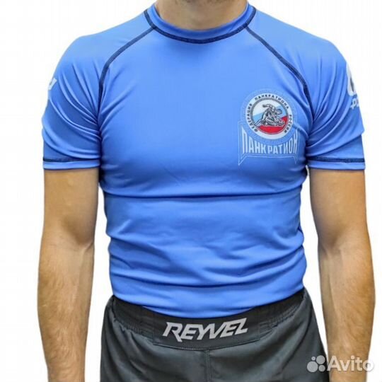 Рашгард Панкратион (Детский) Reyvel Blue