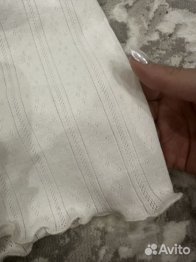 Пижама женская белая хлопок 42-44