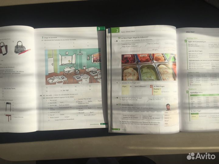 Учебник и рабочая тетрадь по немецкому языку