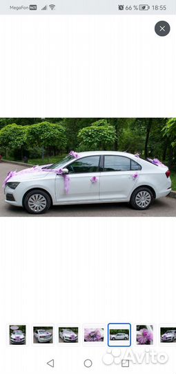 Свадебные украшения на автомобили