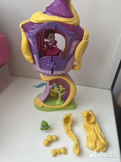 Кукла рапунцель в домике