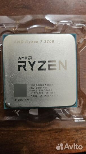 Процессор Razen 7 2700