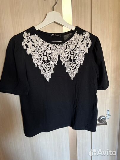 Футболка хлопок zara