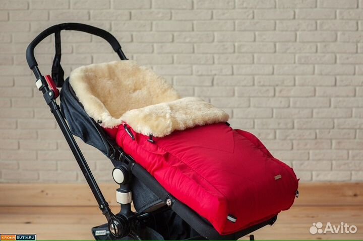 Меховой конверт из цельных шкур