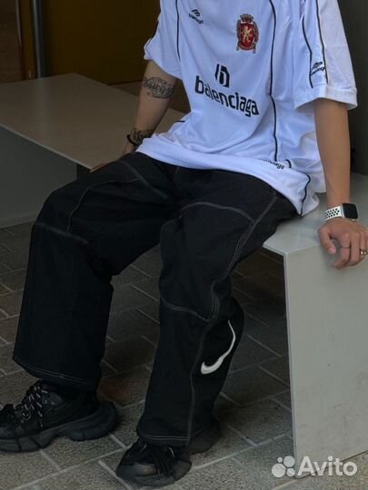 Штаны Nike c Supreme черные эксклюзив