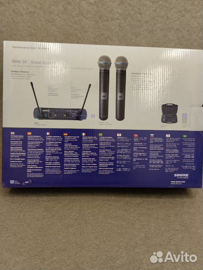 Радиомикрофоны Shure slx для караоке