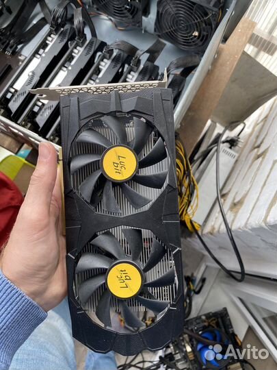 Риг, видеокарты RX580 8g (8 штук), блок на 2000 вт