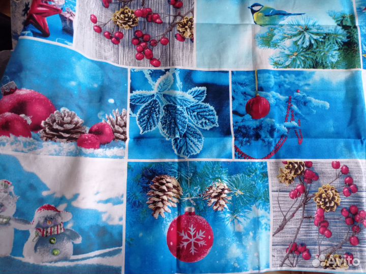 Скатерть из рогожки 150 на 150см