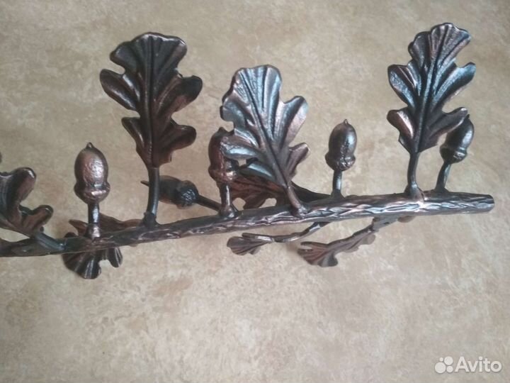 Вешалка для одежды настенная (ковка) комплект