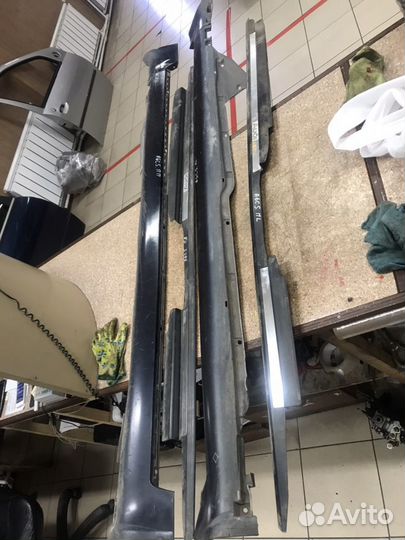 Накладка на порог Ауди А6. C5