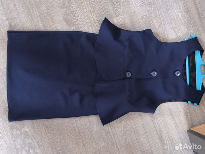 Школьная форма для девочки синяя 134 140
