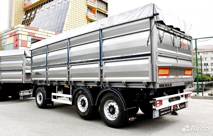 Прицеп зерновоз FOX Trailer Зерновоз-бортовой 3 оси, 2023