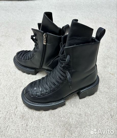 Берцы на платформе зимние