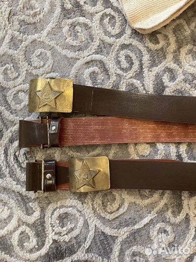 Ремень солдатский СССР,бляха латунь со звездой