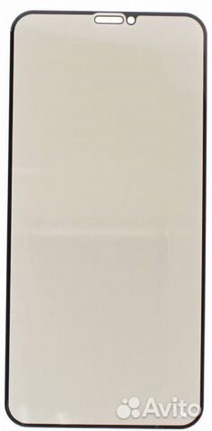 Защитное стекло 3D Анти-шпион для iPhone Xr/11 Чер