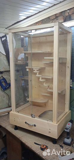 Клетка для шиншиллы,новые