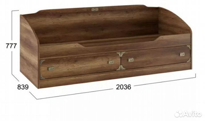 Кровать детская/подростковая бу без матраца