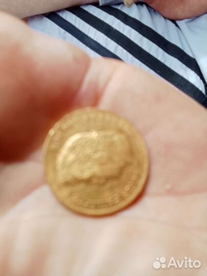 Монета французская