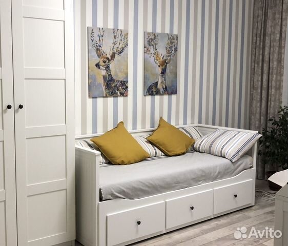 Кровать кушетка IKEA хемнэс белая купить в Казани | Товары для дома и ...