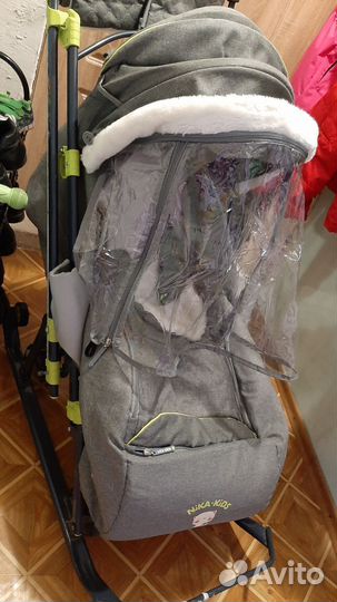 Детские санки коляска бу