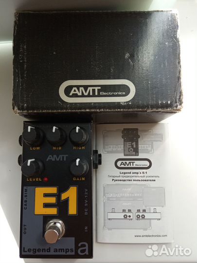 Преамп AMT E1 (гитарный предусилитель)