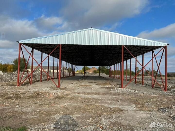 Строительство ангаров навесов