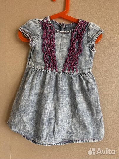 Платье в садик для девочки 92