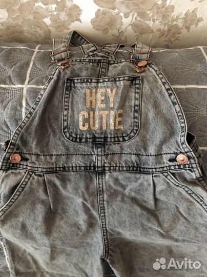 Джинсовый комбинезон для девочки