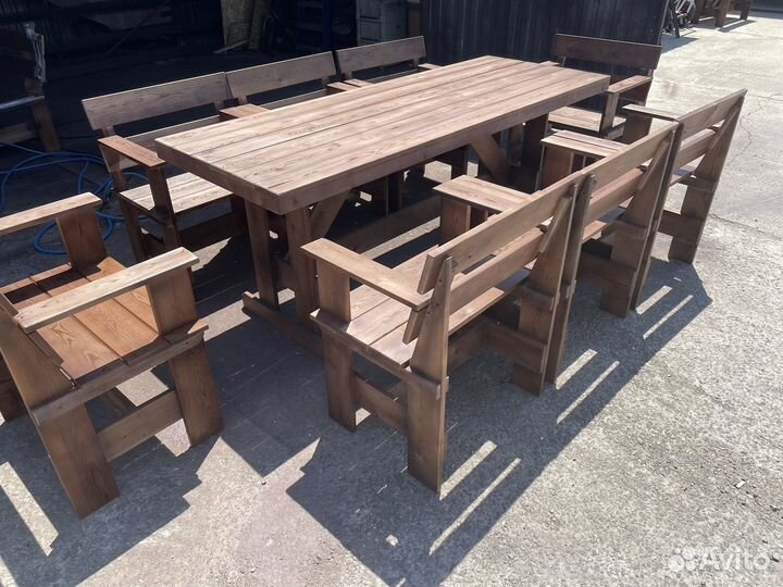 Садовая мебель из лиственицы