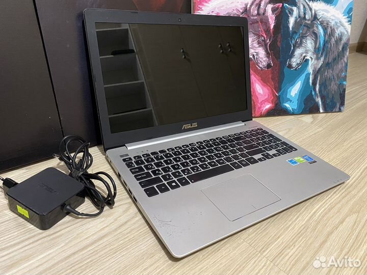 Алюминиевый Ноутбук Asus/SSD/i7/8GB