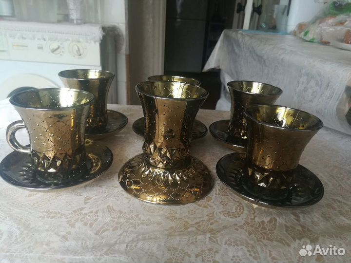 Набор для чаепития+кофейный сервиз