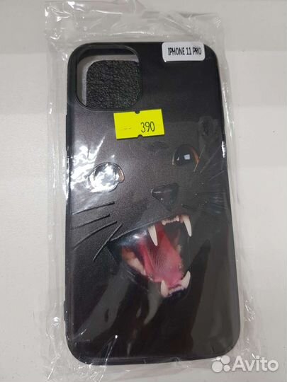 Чехол для iPhone 11Pro c рисунком кошки