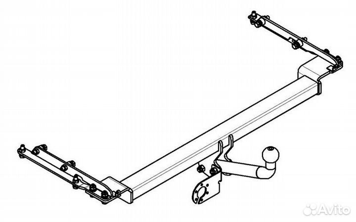 Фаркоп nissan note (2006) (AvtoS NS 19)