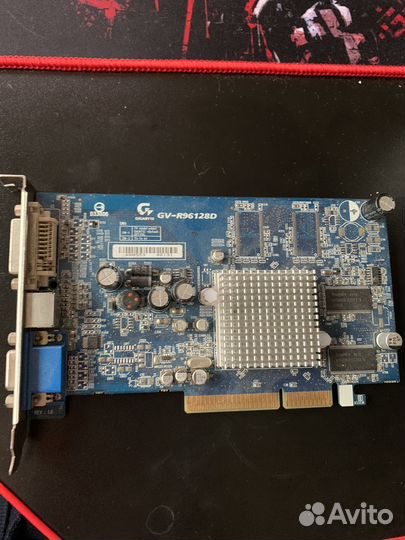 Видеокарта gigabyte radeon 9600 128mb