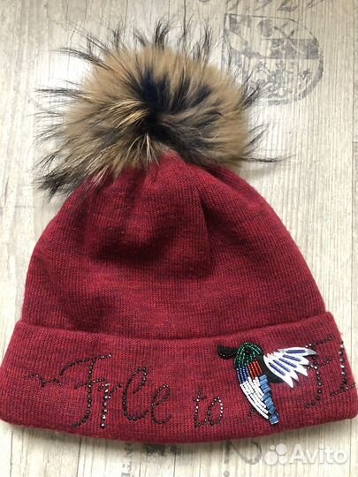 Зимняя шапка для девочки 54-55