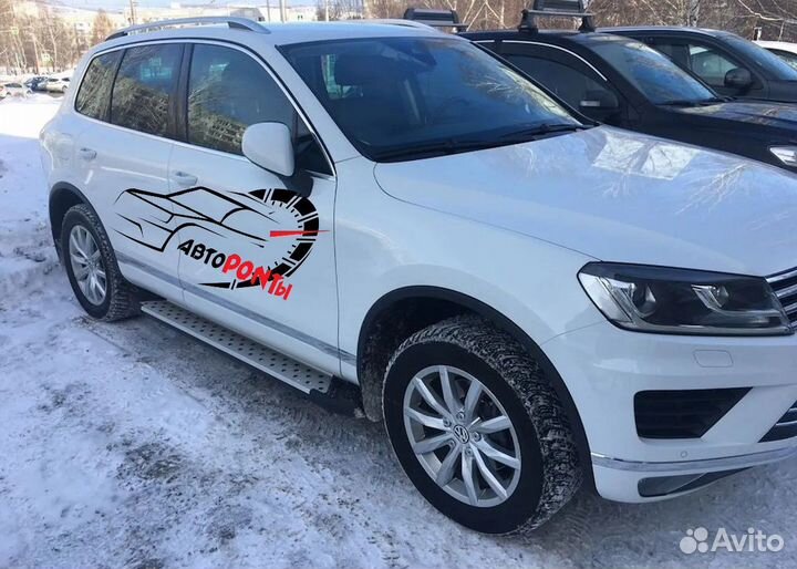 Пороги площадка Фольксваген Туарег