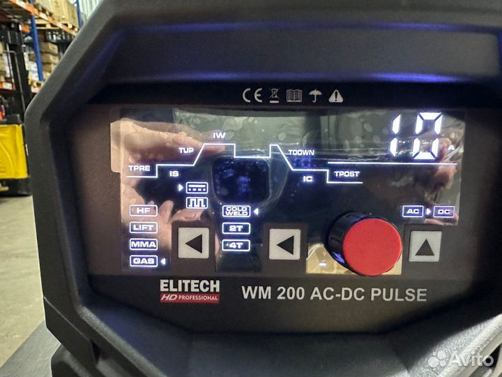 Сварочный инвертор Elitech HD WM 200 AC-DC Pulse