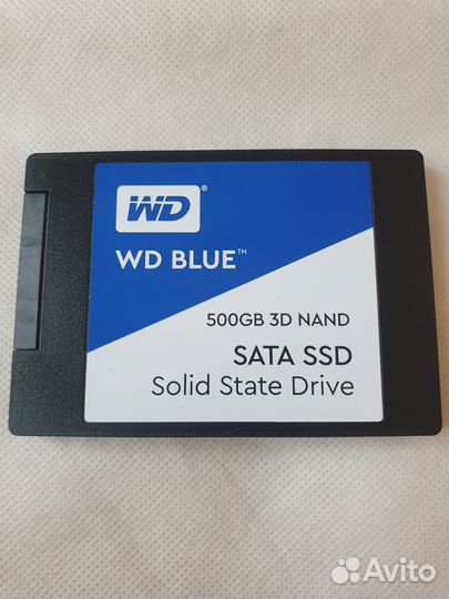 Диск ssd WD 500гб для ноутбука и пк Win 10 pro