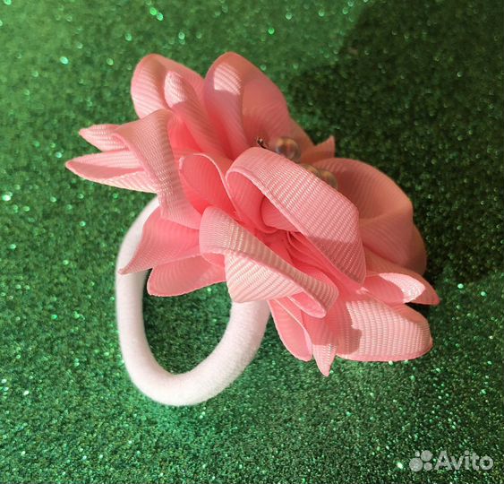 Резинка для волос ручной работы «Цветок»