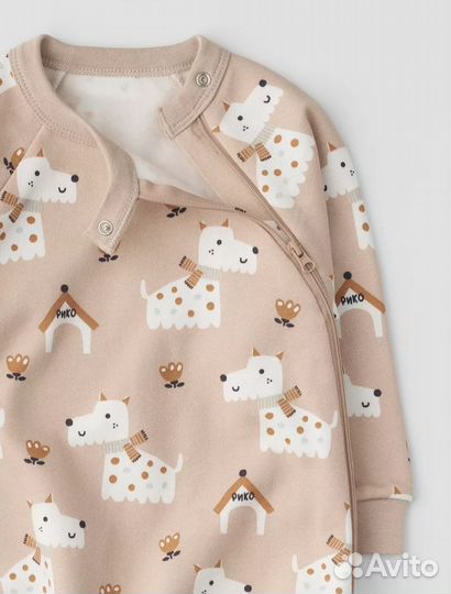 Комбинезоны с начесом слипы - 2 штуки