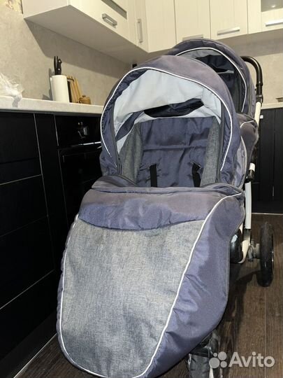 Коляска 2 в 1 aroteam для двойни все сезоны
