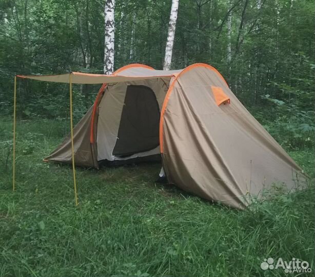 Палатка 4 места, 2 комнаты
